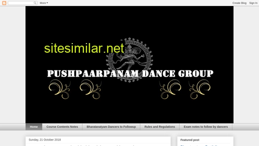 pushpaarpanamdancegroup.blogspot.com alternative sites