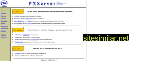 Pxserver similar sites