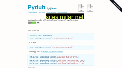 pydub.com alternative sites