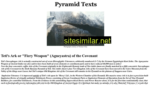 Pyramidtexts similar sites