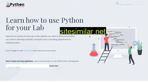 Pythonforthelab similar sites