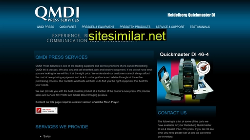 Qmdipressservice similar sites
