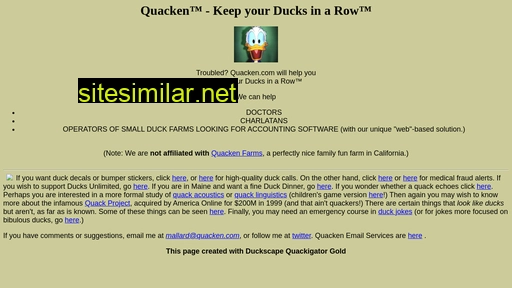 Quacken similar sites
