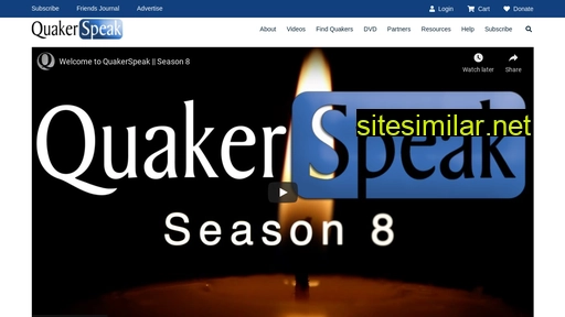 Quakerspeak similar sites