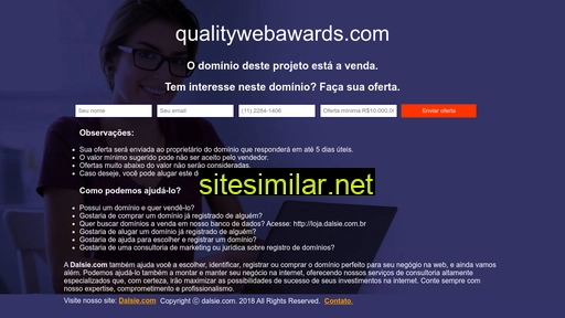qualitywebawards.com alternative sites