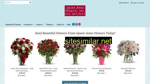 Queenanneflowers similar sites