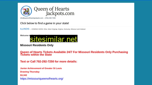 queenofheartsjackpots.com alternative sites