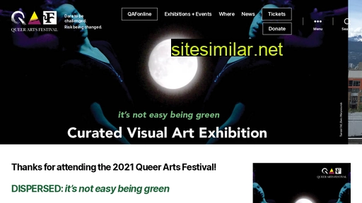 queerartsfestival.com alternative sites