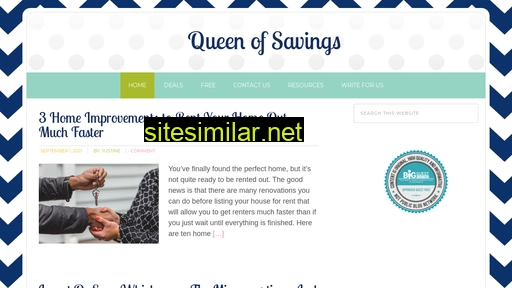 queenofsavings.com alternative sites