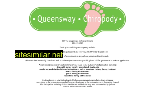 queenswaychiropody.com alternative sites