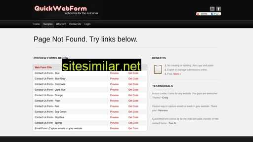 quickwebform.com alternative sites