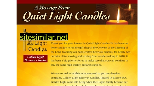 quietlightcandles.com alternative sites