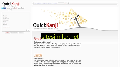 Quickkanji similar sites