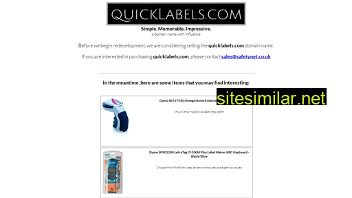 Quicklabels similar sites