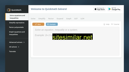 quickmath.com alternative sites