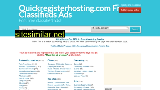 quickregisterhosting.com alternative sites