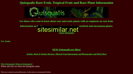 quisqualis.com alternative sites