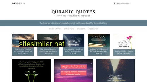 Quranicquotes similar sites