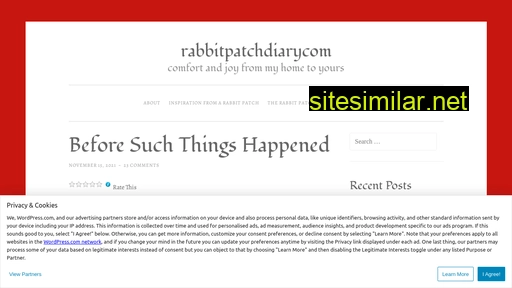 rabbitpatchdiary.com alternative sites