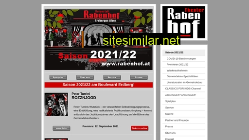 rabenhoftheater.com alternative sites