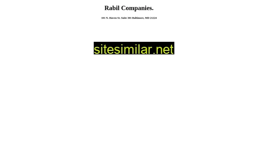 rabilcompanies.com alternative sites