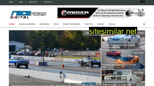 Racepagesdigital similar sites