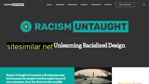 racismuntaught.com alternative sites