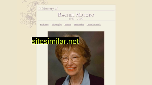 Rachelmatzko similar sites