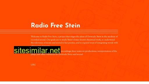 radiofreestein.com alternative sites