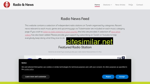 Radionewsfeed similar sites