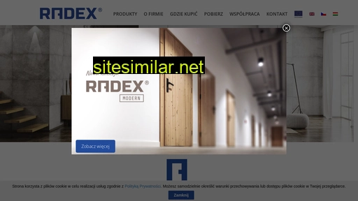 Radex similar sites