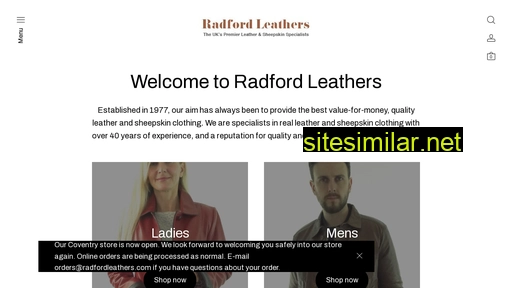 radfordleathers.com alternative sites
