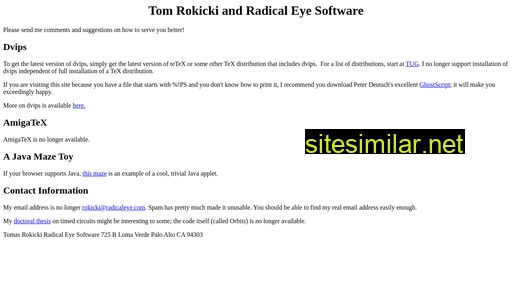 radicaleye.com alternative sites