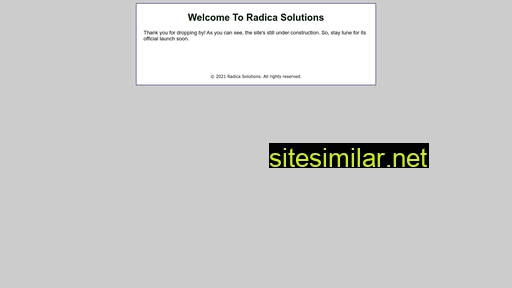 Radicasolutions similar sites