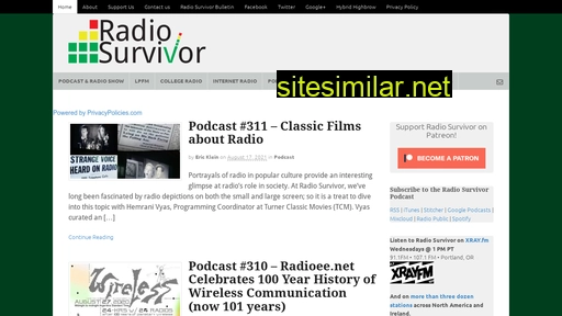 radiosurvivor.com alternative sites