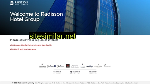 radissonhotelgroup.com alternative sites
