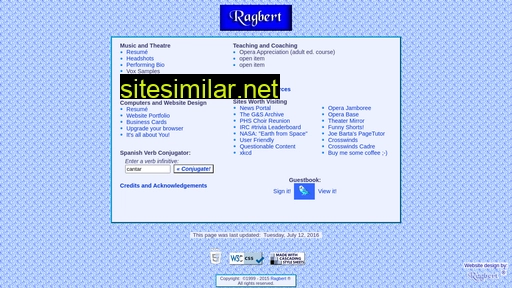 Ragbert similar sites