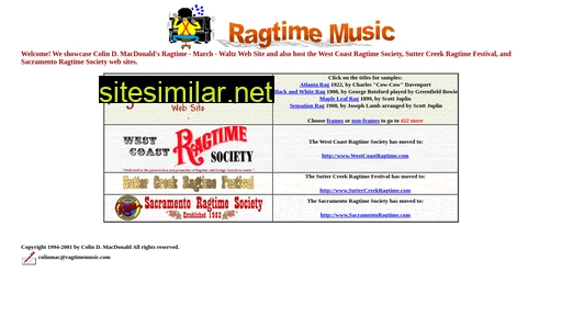 Ragtimemusic similar sites