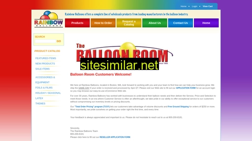 rainbowballoons.com alternative sites