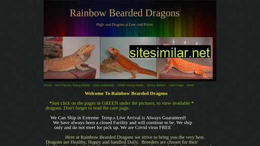Rainbowbeardeddragons similar sites