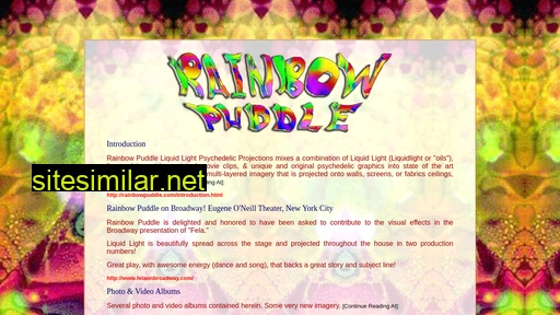 Rainbowpuddle similar sites