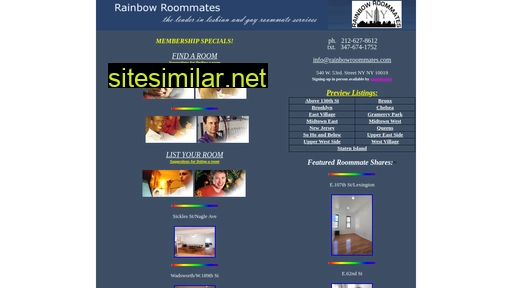 rainbowroommates.com alternative sites