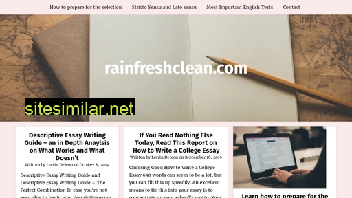 rainfreshclean.com alternative sites