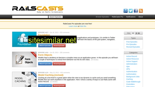 railscasts.com alternative sites
