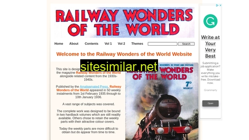 railwaywondersoftheworld.com alternative sites