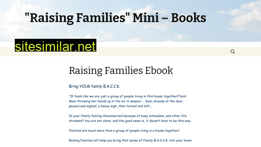 raisingfamiliesbook.com alternative sites