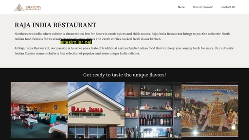 rajaindiarestaurant.com alternative sites