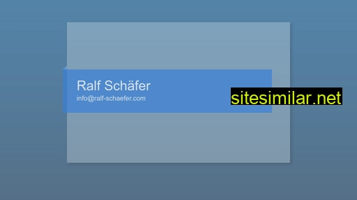 ralf-schaefer.com alternative sites
