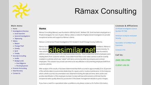 ramaxconsulting.com alternative sites