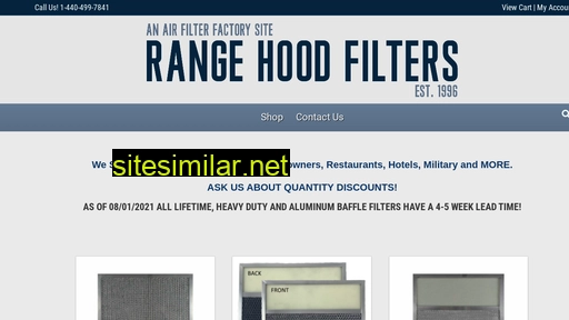 rangehoodsfilter.com alternative sites